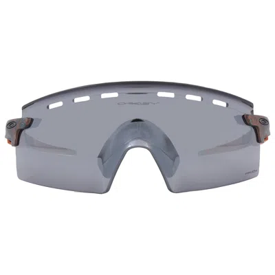 Oakley Encoder Strike Vented Prizm Black Shield Men's Sunglasses Oo9235 923515 138 In Burgundy