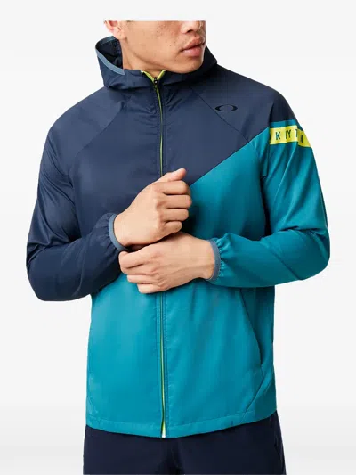 Oakley Enhance Double Cloth Hoodie In Blue