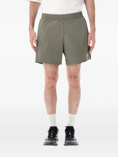 Oakley Enhance Logo-print Elasticated-waist Shorts In Green