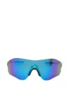 Oakley Evzero Path Geometric-frame Sunglasses In Blue