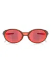 Oakley Men's Oo9438 Rectangular Sunglasses In Red