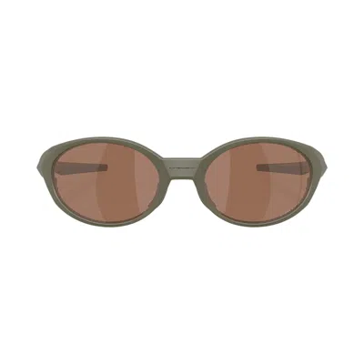 Pre-owned Oakley Eye Jacket Redux 'matte Moss/prizm Tungsten' | Green | Men's Size Onesize