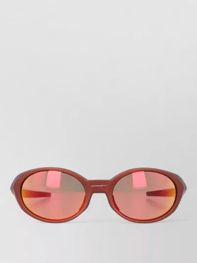 Oakley Eye Jacket Redux Prizm Wraparound Sunglasses In Metallic