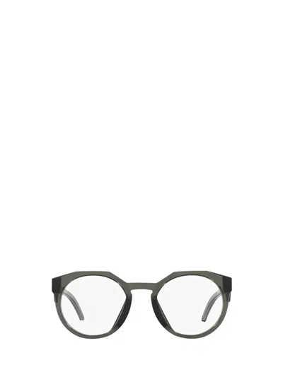 Oakley Hstn Geometric-frame Glassesw In Olive Ink