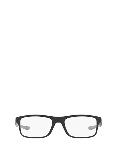 Oakley Plank 2.0 51mm Rectangular Optical Glasses In Satin Black