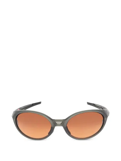 Oakley Eyejacket Redux Oval-frame Sunglasses In Gray