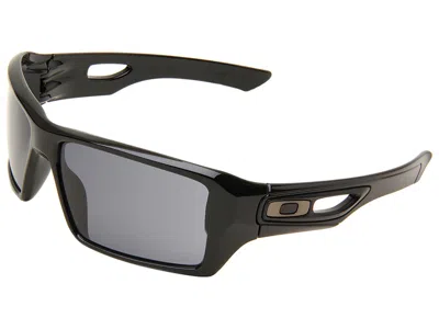 Pre-owned Oakley Eyepatch 2 Sunglasses Oo9136-13 Polished Black/grey In Gray
