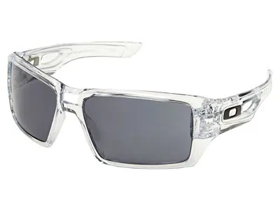 Pre-owned Oakley Eyepatch 2 Sunglasses Oo9136-24 Polished Clear/grey In Gray