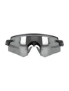 Oakley Wide Fit Encoder Sunglasses With Enhanced Coverage In Matte Black