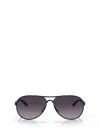 Oakley Feedback Pilot-frame Sunglasses In Satin Black