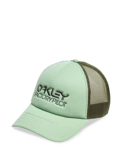 Oakley Factory Pilot Trucker Hat In Green