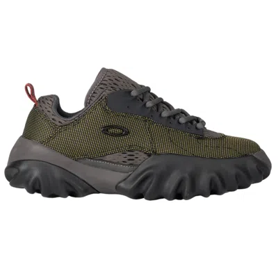 OAKLEY FACTORY TEAM CHOP SAW JACQUARD SNEAKERS IN BLACK/YELLOW