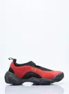 Oakley Factory Team Flesh Suede Sneakers In Red