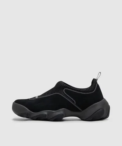 Oakley Factory Team Suede Flesh Mule In Caviar Mesh
