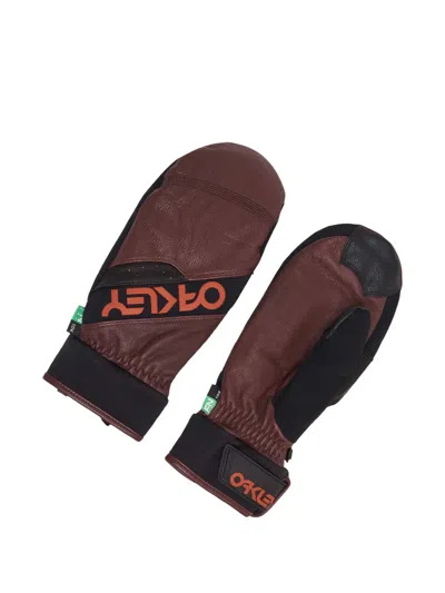 Oakley Factory Winter 2.0 Mittens In Brown
