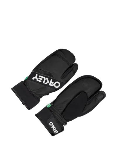 Oakley Factory Winter Logo-print Gloves In Red