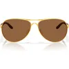 Oakley Feedback 59mm Prizm™ Pilot Sunglasses In Bronze