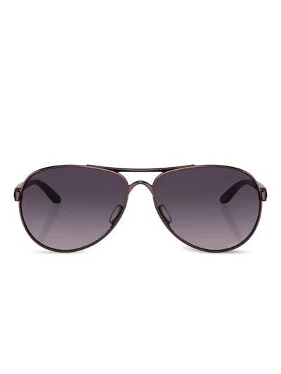OAKLEY FEEDBACK PILOT-FRAME SUNGLASSES