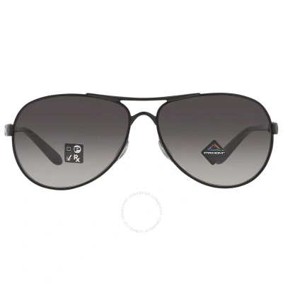 Oakley Feedback Prizm Grey Gradient Aviator Ladies Sunglasses Oo4079 407945 59