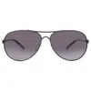 Oakley Feedback Prizm Grey Gradient Pilot Ladies Sunglasses Oo4079 407948 59 In Blue
