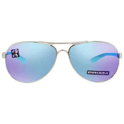 OAKLEY FEEDBACK PRIZM SAPPHIRE POLARIZED PILOT LADIES SUNGLASSES OO4079 407933 59