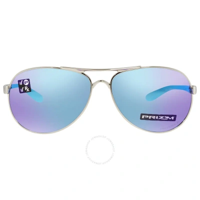 Oakley Feedback Prizm Sapphire Polarized Pilot Ladies Sunglasses Oo4079 407933 59 In N/a