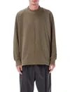 Oakley Raglan-sleeve Crew-neck Sweatshirt In Green