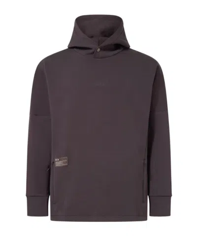 Oakley Hooded Sweatshirt With Drawstring And Pocket In Purple