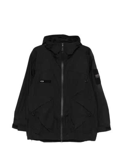 Oakley Fgl Stealth 0.1 Hooded Zip Jacket In Black