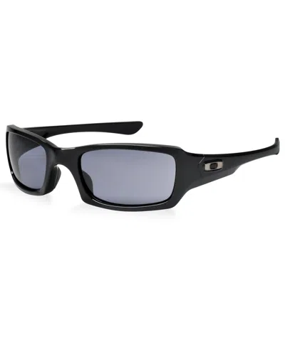 Oakley Fives Squared Sunglasses, Oo9238 In Black Shiny,grey