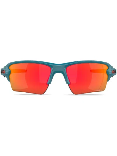 Oakley Flak 2.0 Rectangle-frame Sunglasses In Blau