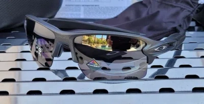 Pre-owned Oakley Flak 2.0 Xl 9188-f859 Sunglasses Matte Steel W/ Prizm Black Polarized