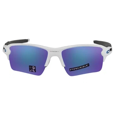 Oakley Flak 2.0 Xl Prizm Sapphire Sport Men's Sunglasses Oo9188 918894 59 In White