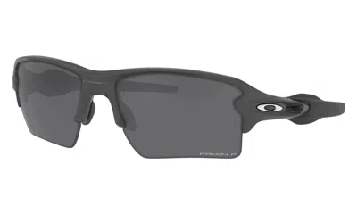 Pre-owned Oakley Flak 2.0 Xl Sunglasses - 2024 - Steel W/prizm Black Polarized