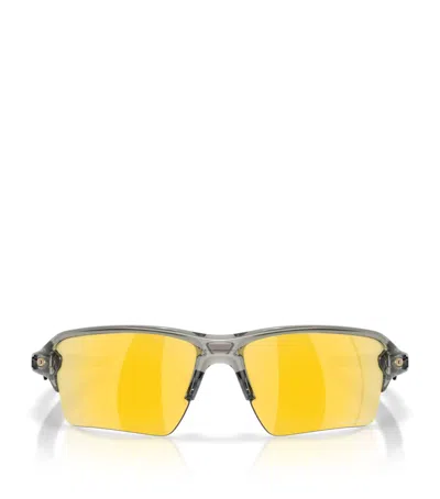 Oakley Flak 2.0 Xxl Rectangle Sunglasses In Yellow
