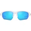 Oakley Flak Beta 64mm Mirrored Oversize Rectangular Sunglasses In Blue