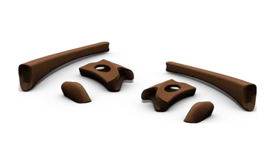 Oakley Flak Jacket® Sock Kit In Rootbeer