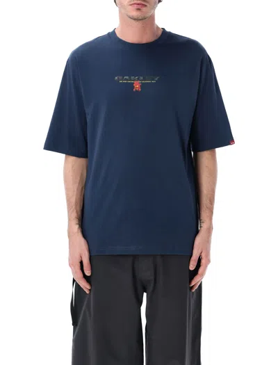 Oakley Flame F&b Ss Tee In Blue