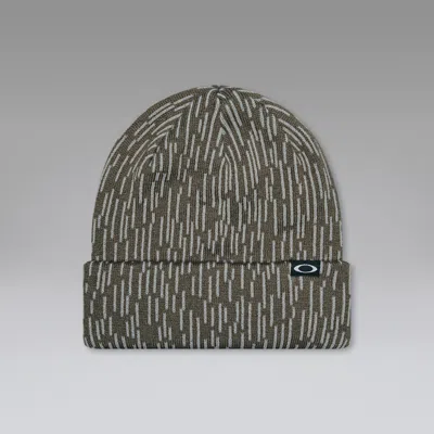 Oakley Fleece-lined Graphic Beanie​ In Green