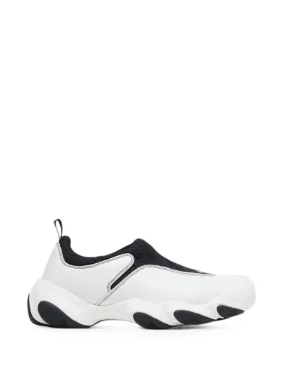 Oakley Flesh Leather Sneakers In White