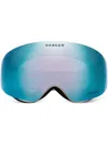 Oakley Womens Black Oo7050 00 Flight Deck Ski Goggles In Blue