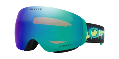 Oakley Mann Flight Deck™ M Snow Goggles In Celeste Sound Wave