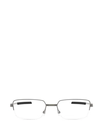 Oakley Foil Rectangle-frame Glasses In Gray