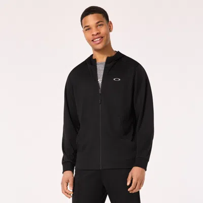 Oakley Foundational Fz Hoodie 3.0 In Black