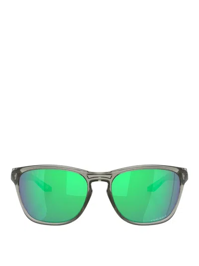 Oakley Manorburn Square-frame Sunglasses In Green