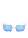 Oakley Heliostat Rectangle-frame Sunglasses In White