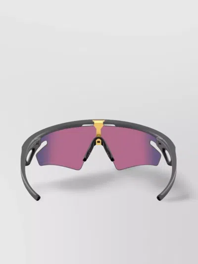 Oakley Frame Wraparound Sunglasses Interchangeable Lenses Ventilation