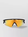 Oakley Frame Wraparound Sunglasses Nose Pads Rubberized Temples In Yellow