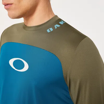 Oakley Free Ride Rc Ls Jersey In Brown