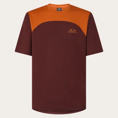 Oakley Free Ride Ss Jersey In Grenache